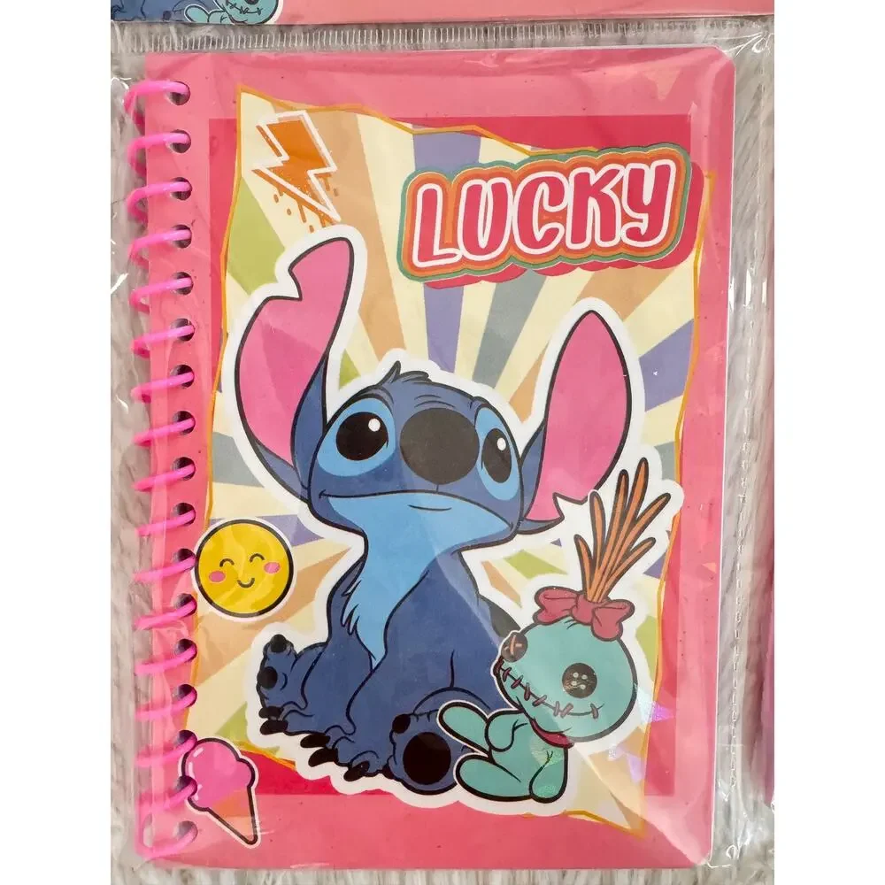 Lilo & Stitch Stationery Set spiral notebook size A6 with Pen 59 sheets